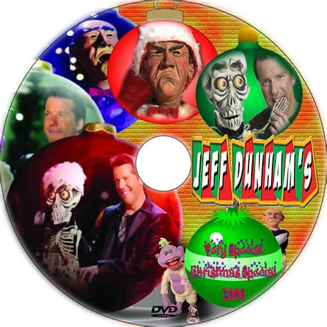 Jeff Dunhams Christmas Special Dvd Label 2008 Custom Art