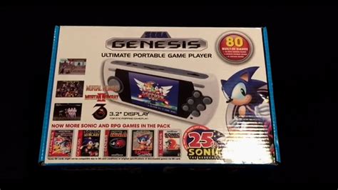 Sega Genesis Ultimate Portable Game Player Unboxing Youtube