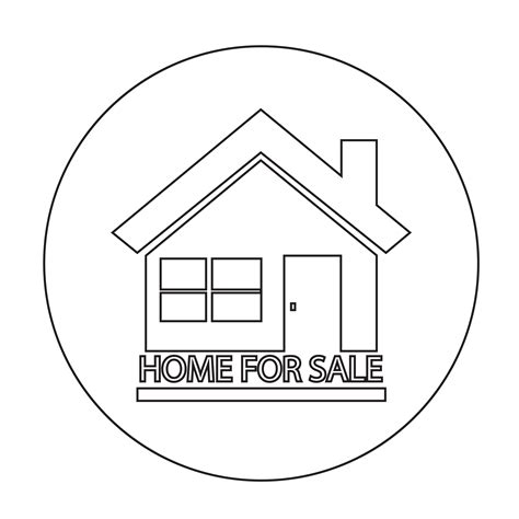 Home For Sale Icon 575172 Vector Art At Vecteezy
