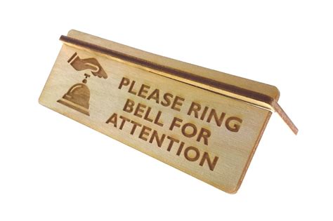Please Ring Bell For Attention Sign Ideal For Reception Etsy Uk