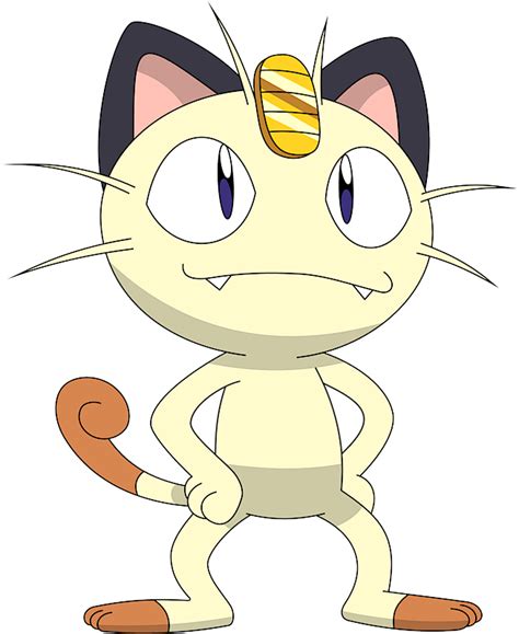 Shiny Meowth Pokédex Stats Moves Evolution Locations And Other Forms