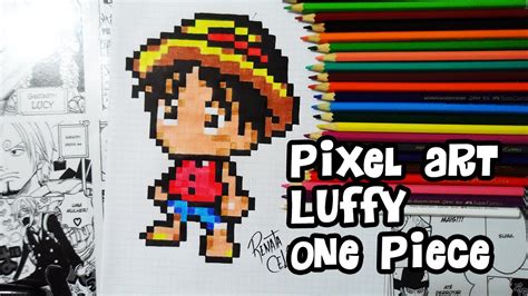 Pixel Art Luffy One Piece Youtube