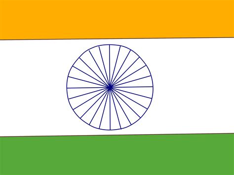 How To Draw The Indian Flag 7 Steps With Pictures Wikihow