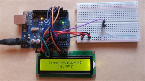 Circuit Design Arduino Uno Dengan Sensor Suhu Dan Lcd Tinkercad Vrogue