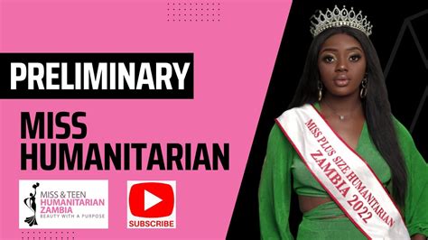 miss humanitarian zambia 2023 youtube