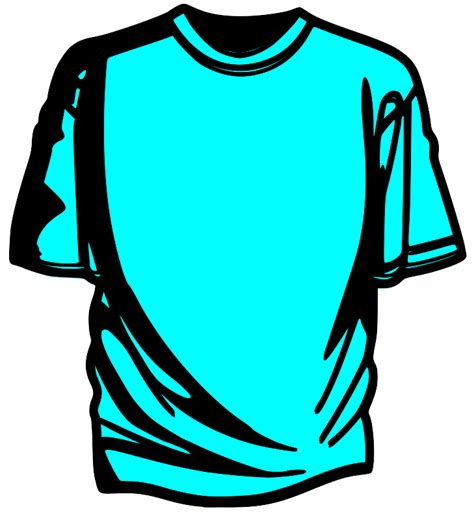 Blank T Shirt Light Blue Clip Art At Vector Clip Art Online