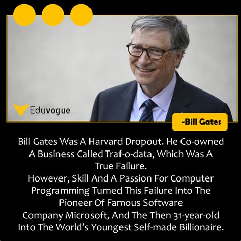 What Did Bill Gates Do After He Dropped Out Of Harvard Information