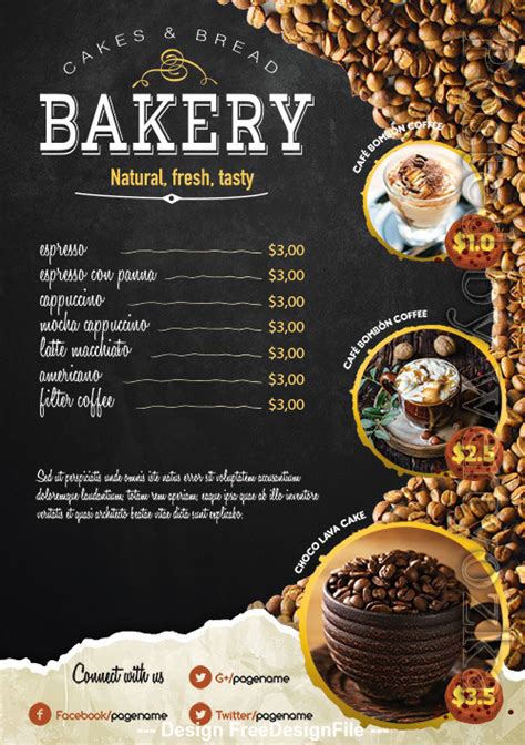 Coffee Shop Poster And Flyer Psd Template Free Download
