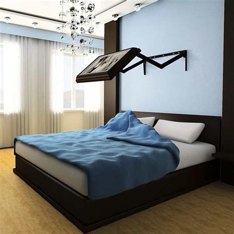 What is a hidden tv mount? Hidden Vision Extended Flip-Out TV Mount - NoveltyStreet