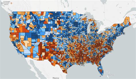 2017 DCI Map - National Counties Map - Economic Innovation Group