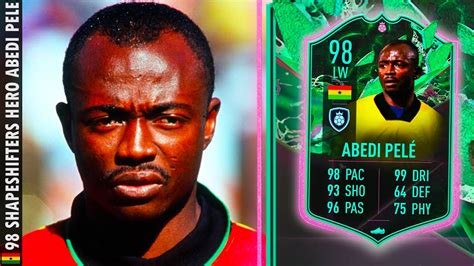 98 Shapeshifters Hero Abedi Pele Player Review Fifa 22 Ultimate Team