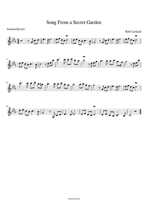 Songs from a secret garden. Song From a Secret Garden Violin Sheet Music | Free Sheet ...