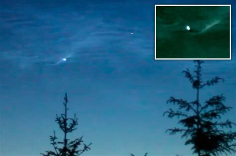 How Do You Explain That Mysterious Glowing Orbs Hover In Twilight Sky