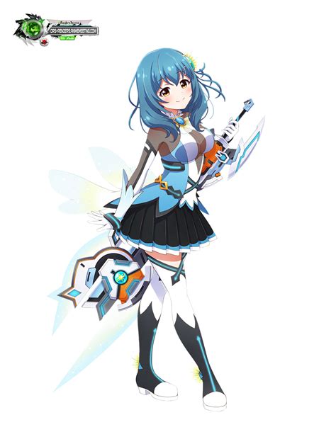 battle girl high school kunieda shiho kakoiiii preview render ors anime renders