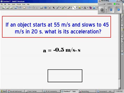 Calculating Change In Acceleration Youtube