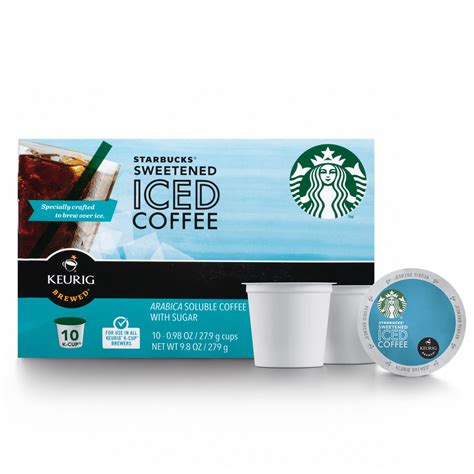 Starbucks Sweetened Iced Coffee Keurig Pods Vanilla 60 Single Serve