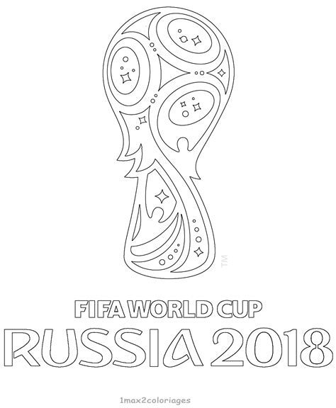 Logo Officiel Fifa Coupe Du Monde 201 En Russiea Imprimer