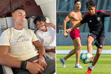 cristiano ronaldo pays touching tribute to son jr on 12th birthday as man utd star hints they