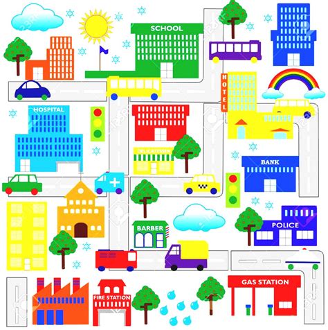 City Map Clipart 4 Clipart Station