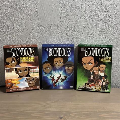 Adult Swim The Boondocks Complete Seasons 1 3 2006 2010 Dvd Sets Complete 19 99 Picclick