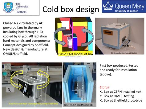 Ppt Wp833 Status Of Cold Boxes And Irradiation Of Si Sensors