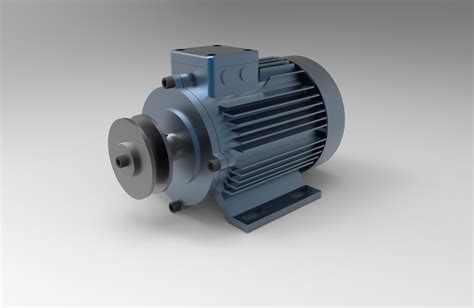 3 Phase Electric Motor 3d Cad Model Library Grabcad