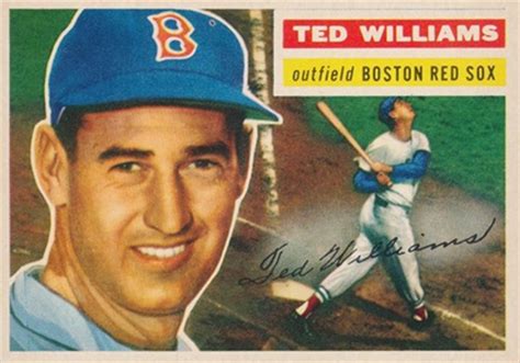 Bob feller (93.8% in 1962), 4. Top 20 Ted Williams Baseball Cards