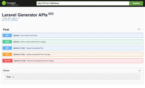 Laravel CRUD Admin Panel API Generator InfyOmLabs