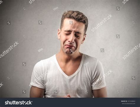 Portrait Of A Sad Man Stock Photo 161528063 Shutterstock