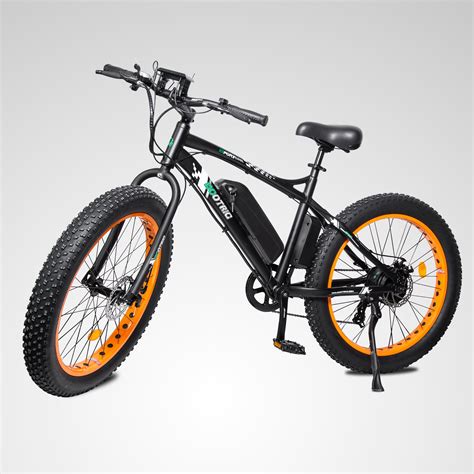 Ecotric Fat Tire Beach Snow Electric Bike Orange E Bikes Collection