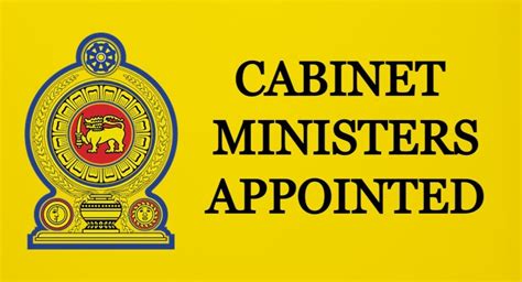 Sri Lanka More Cabinet Ministers Appointed