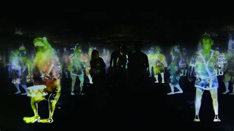 Teamlab Projects A Maze Of Dancing Japanese Holograms Teamlab