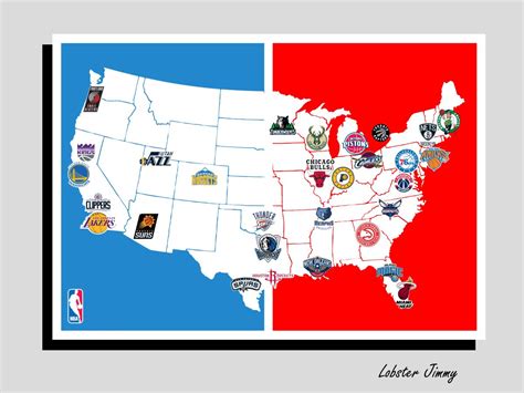 Nba Map Teams Logos Sport League Maps Maps Of Sports Leagues