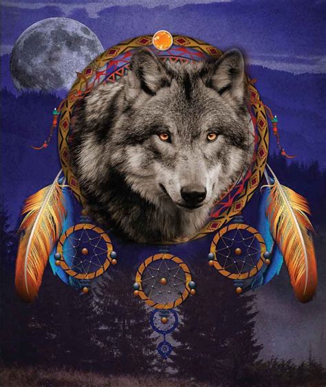 Download Wolf Dreamcatcher Wallpaper Bhmpics