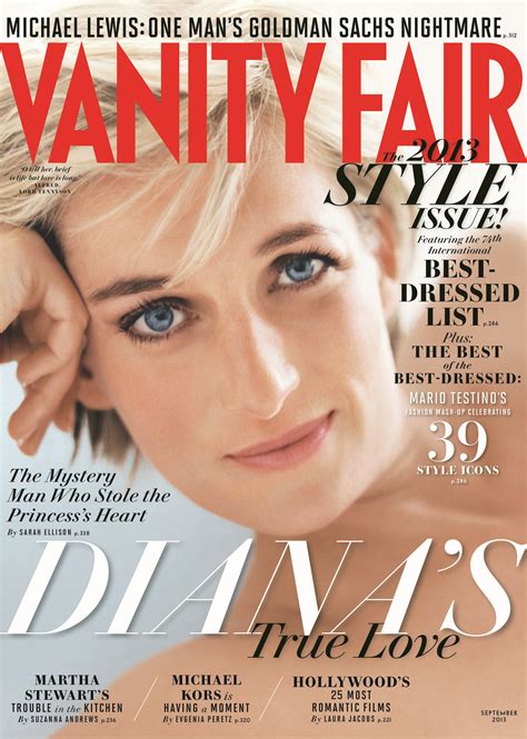 Princess Dianas True Love Explored In Vanity Fairs September Issue