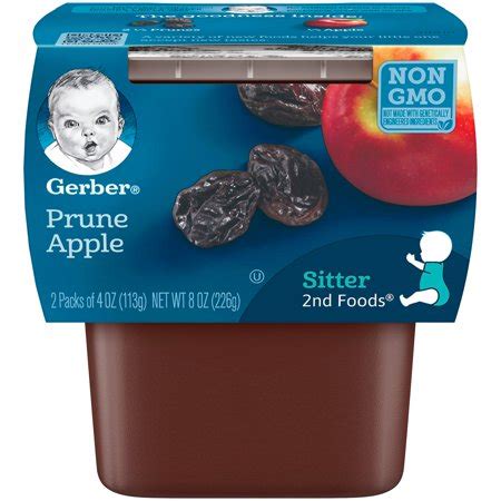 However, the american academy of pediatrics. Gerber 2nd Foods Prune Apple Baby Food, 4 oz. Tubs, 2 ...