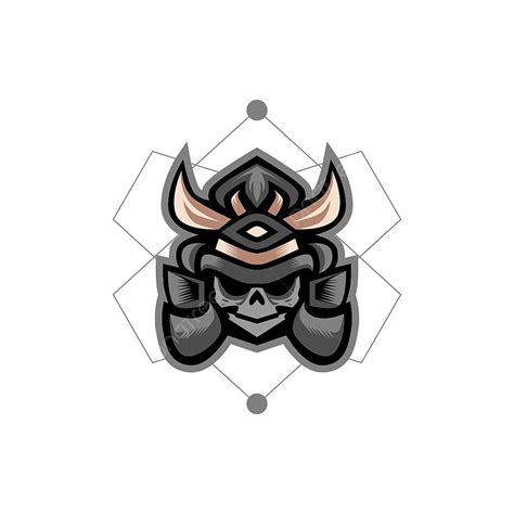 Logo Gaming Esport Vector Hd Png Images Steel Samurai Skull Esports