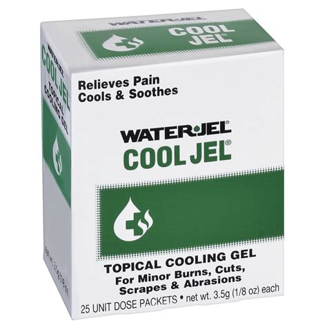 Water Jel Cool Jel Topical Cooling Gel Grand And Toy