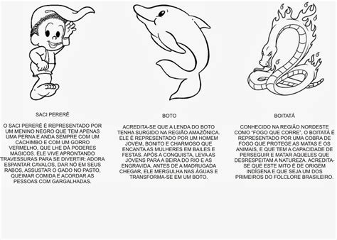 Atividades Para Imprimir Lendas Folclóricas Do Brasil — SÓ Escola