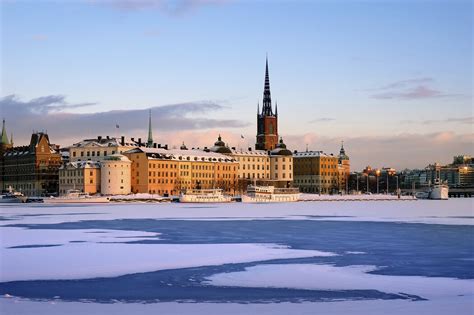 Winter In Stockholm Sweden Schickes Poster Photowall