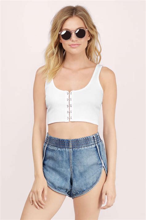 Cheap White Crop Top White Top Tank Top White Tank 6 Tobi Us