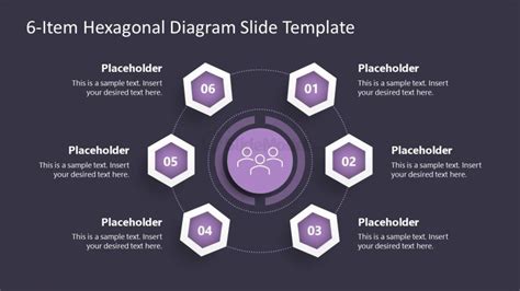Free Item Hexagonal PowerPoint Diagram SlideModel