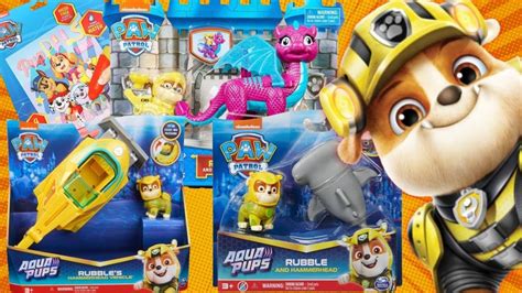 Paw Patrol Rubble Toys Collection Asmr Unboxing Youtube