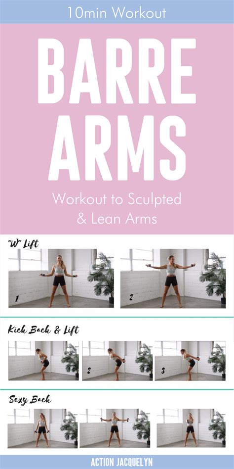 Barre Workout For Sculpted And Lean Arms To Do At Home Without Any