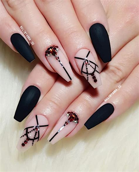 Best Coffin Nail Designs You Should Be Rocking In Bling Nail Hot Sex