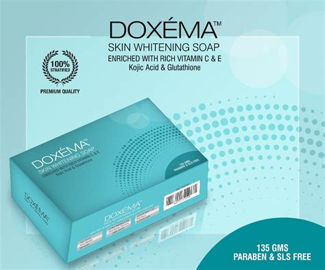 Doxema Skin Whitening Soap With Glutathione And Kojic Acid Packaging