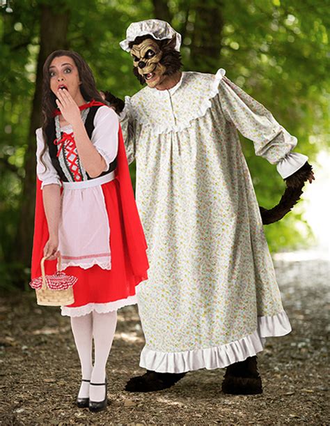 little red riding hood and wolf costume adult