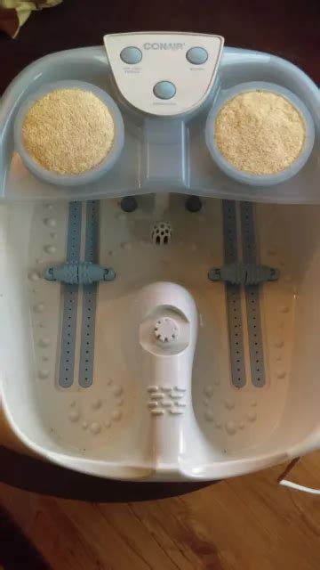 conair active life waterfall foot spa blue gently used 15 00 picclick