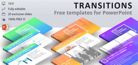 Transitions Modern Powerpoint Template Showeet