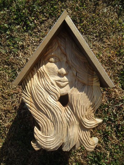 The Face Was All Hand Carved Out Of Cedar Wood Giving Each One A